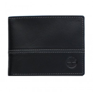 Timberland Men's Hunter Color-Block Wallet - Black/ Black